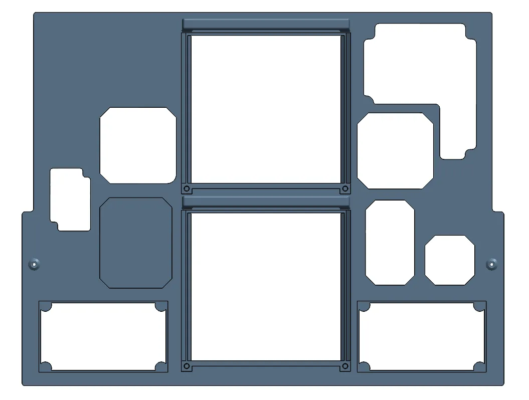 A320 MIP Panel now available free for 3D Printing 